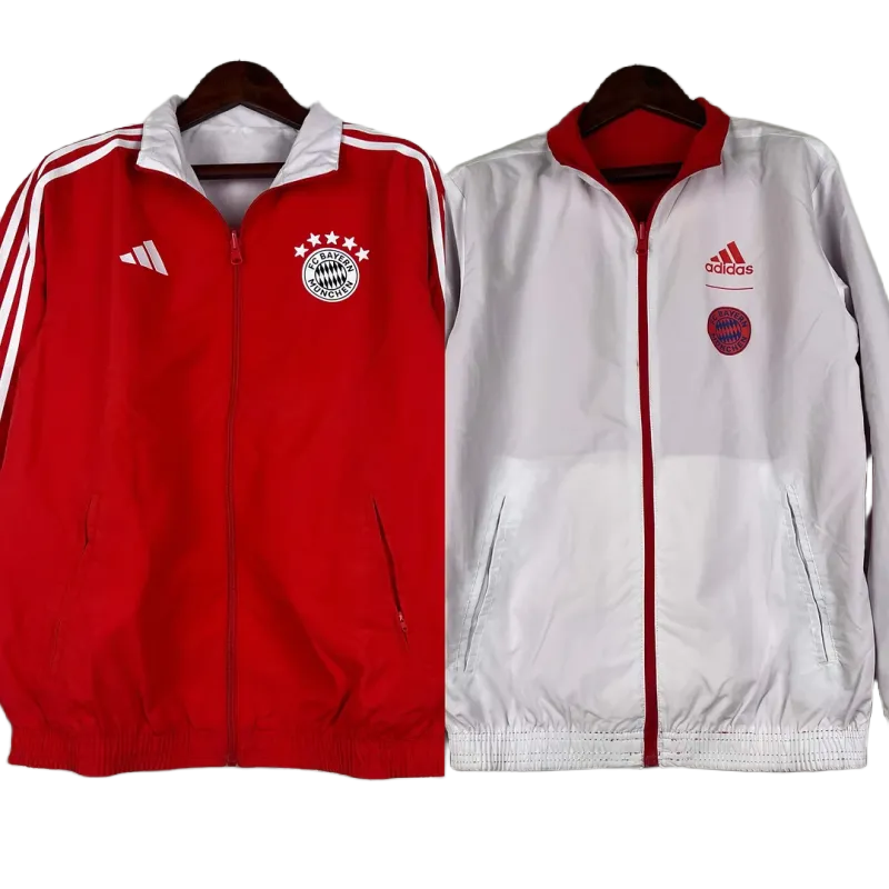 008a2be249 2023-2024 Bayern Munich Reversible Windbreaker (Red-white)Soccer Jersey 1:1 Thai Quality – Bild 1
