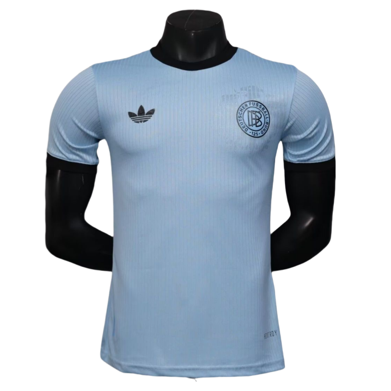 16877eca79 Adidas Germany 125th Anniversary Blue Goalkeeper Shirt Player Version 2025 – Bild 1