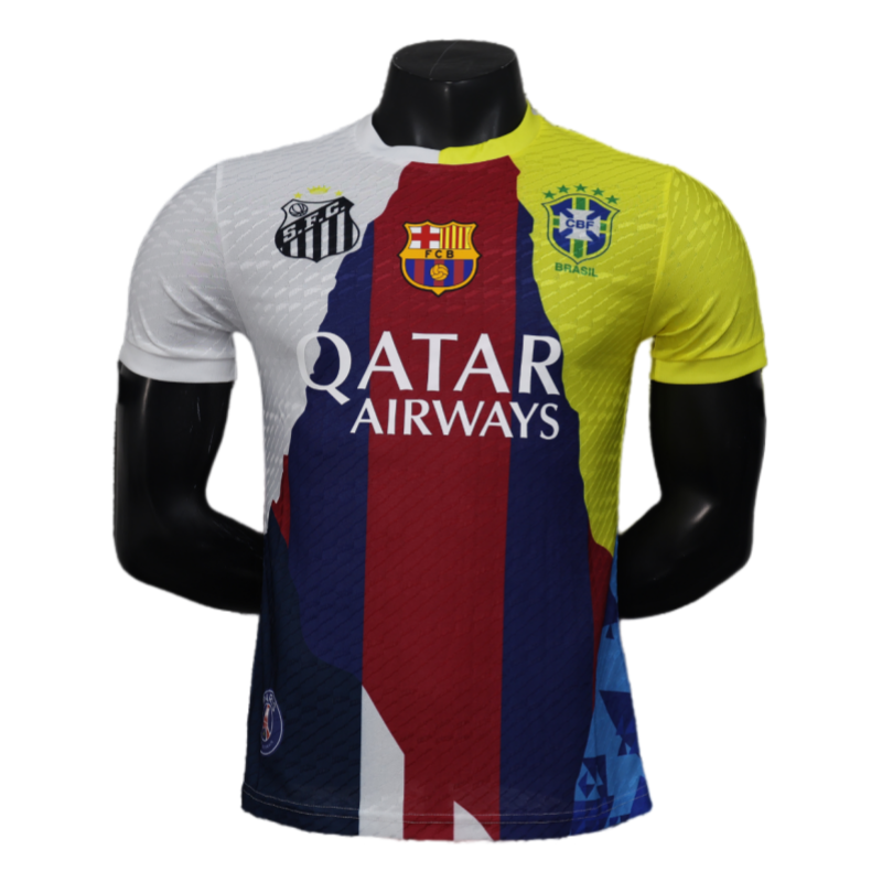 2025-05-21105409034-1424580444 Neymar Barcelona and Brazil Santos PSG 25-26 Joint Club Player Special Edition New Football Shirt – Bild 1