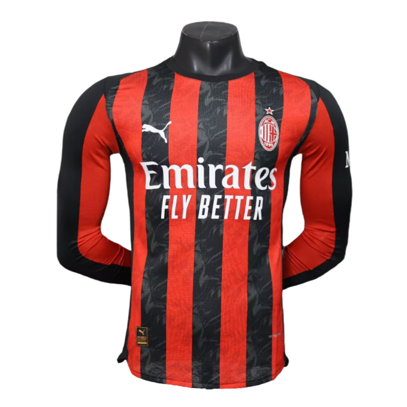 2025-07-16111106433 AC Milan 25-26 home long sleeved football shirt -Player version - Image 1