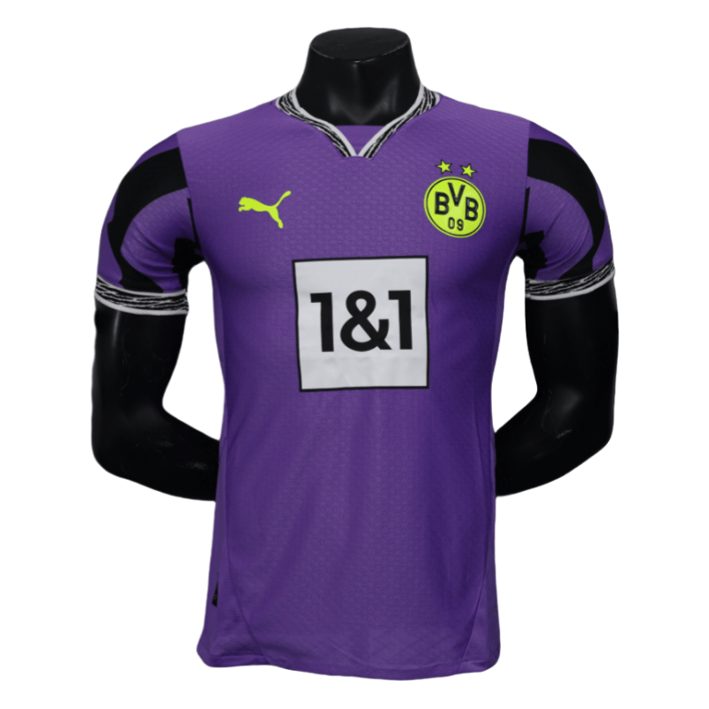 20250319234851 2025/2026 Dortmund Purple Goalkeeper Football Shirt – Bild 1