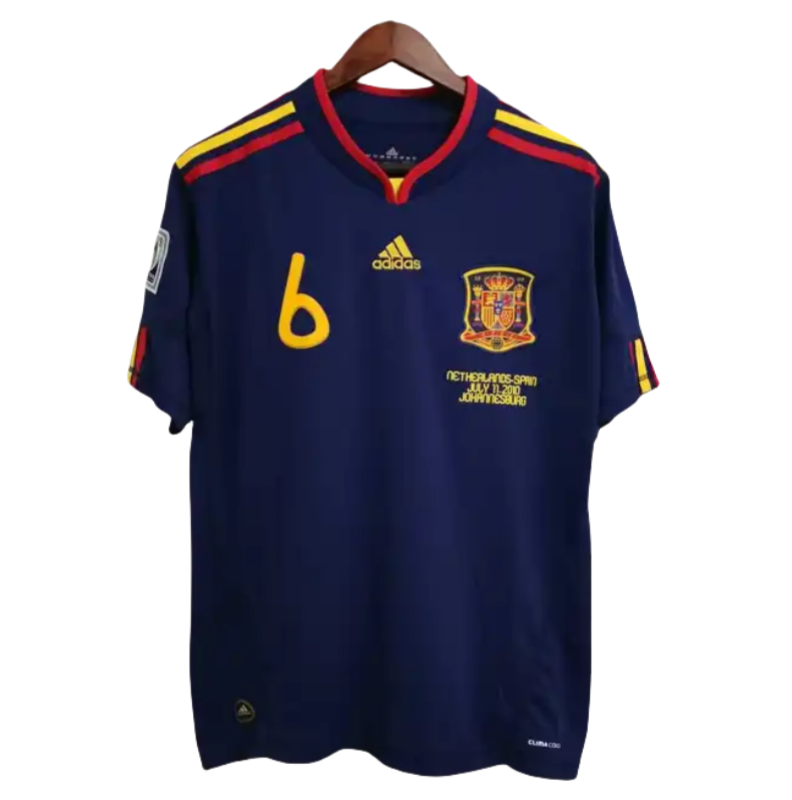 2378c54a6b Spain Retro Jersey Away World Cup Final 2010 - Image 1