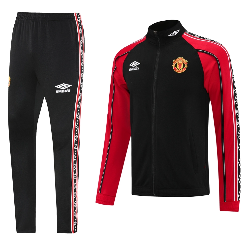 31754890659000-152130b225-9 Manchester United Retro Training kit (jacket+Pants) 2025-26 - Image 1