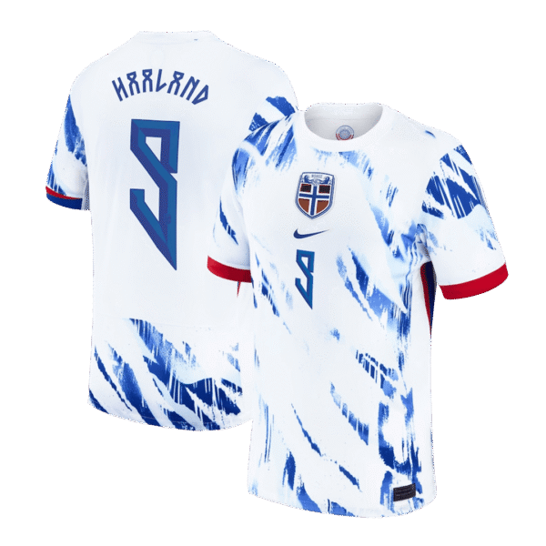 HAALAND #9 Norway Nike Soccer Jersey Away Player Version Shirt 2024