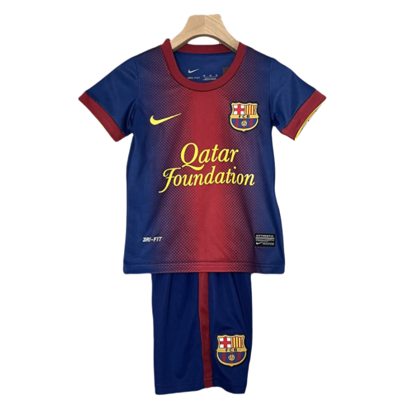 60db48ba 12-13 Barcelona Home Retro Kids Kit – Bild 1