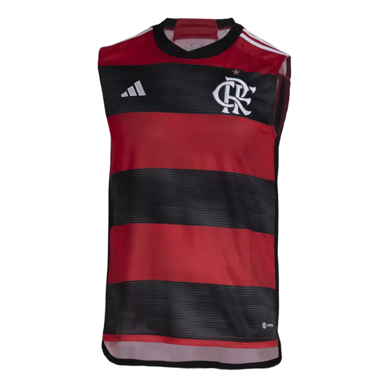 63ed58d413 CR Flamengo 2023/24 Training Vest Red&Black - Image 1