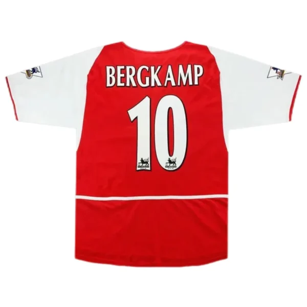 02-04 Arsenal Bergkamp #10 Retro Jersey Home