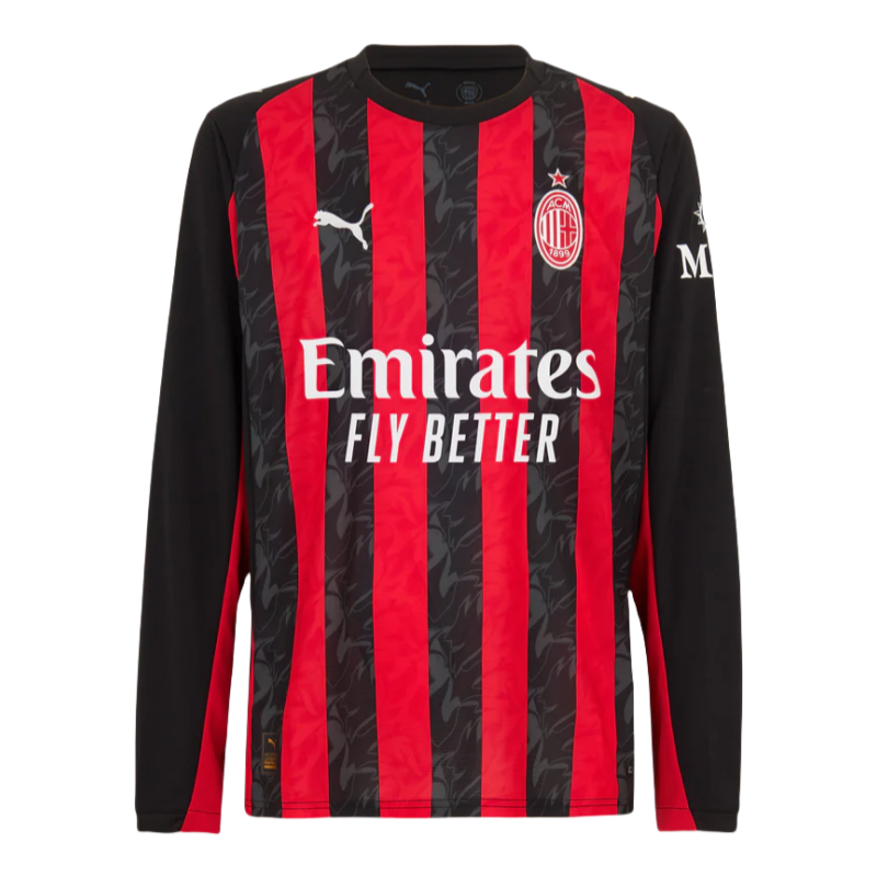 779963-A81011024x-143658cea2 AC Milan 25-26 home long sleeved football shirt -Fan version - Image 1