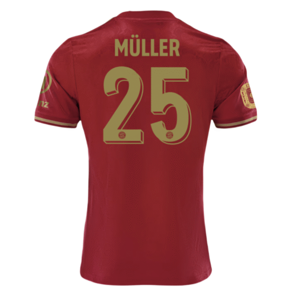 MüLLER #25 Bayern Munich Soccer Jersey Shirt 2024/25 125th Anniversary