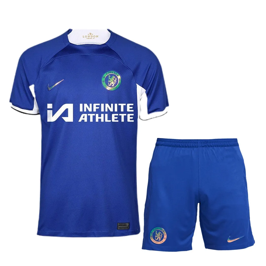 8c7d43af0f 23-24 Chelsea Home Kit Jersey+Shorts – Bild 1