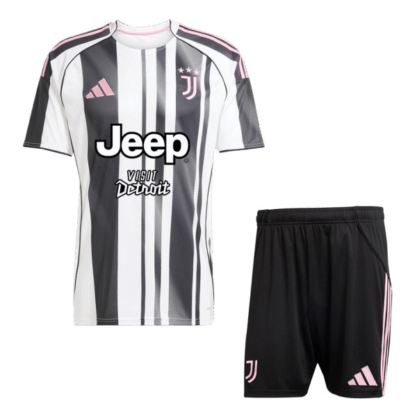 Juventus Home Soccer Uniform Kits 2025-26