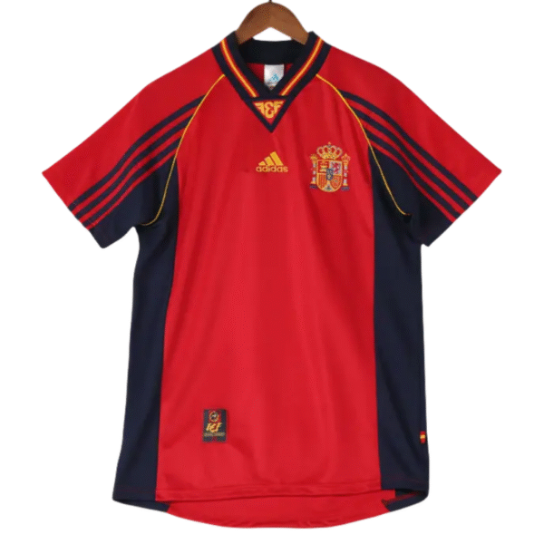 Spain Retro Jersey Home World Cup 1998