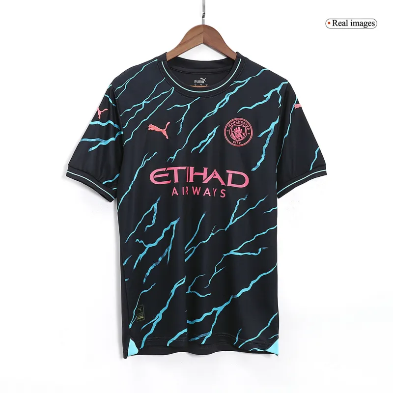 9e7b13f1cc 2023-24 Manchester City Third Away Jersey – Bild 1