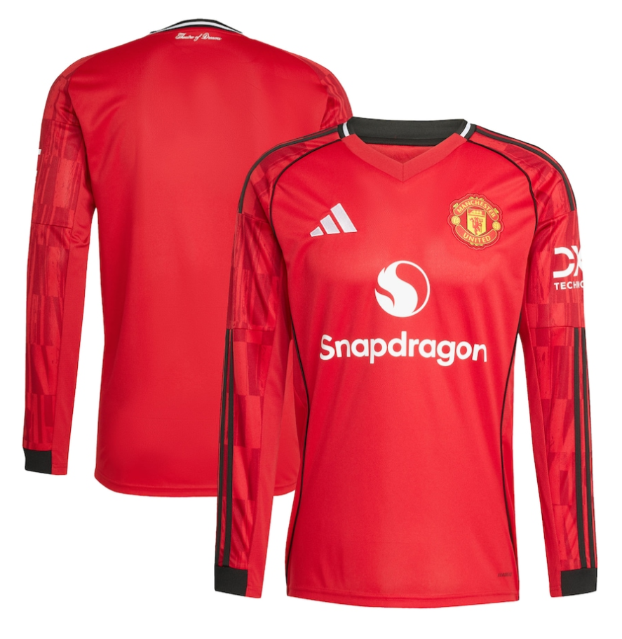 a7dc4c8767 Manchester United Home Shirt 2025-26 - Long Sleeve – Bild 1