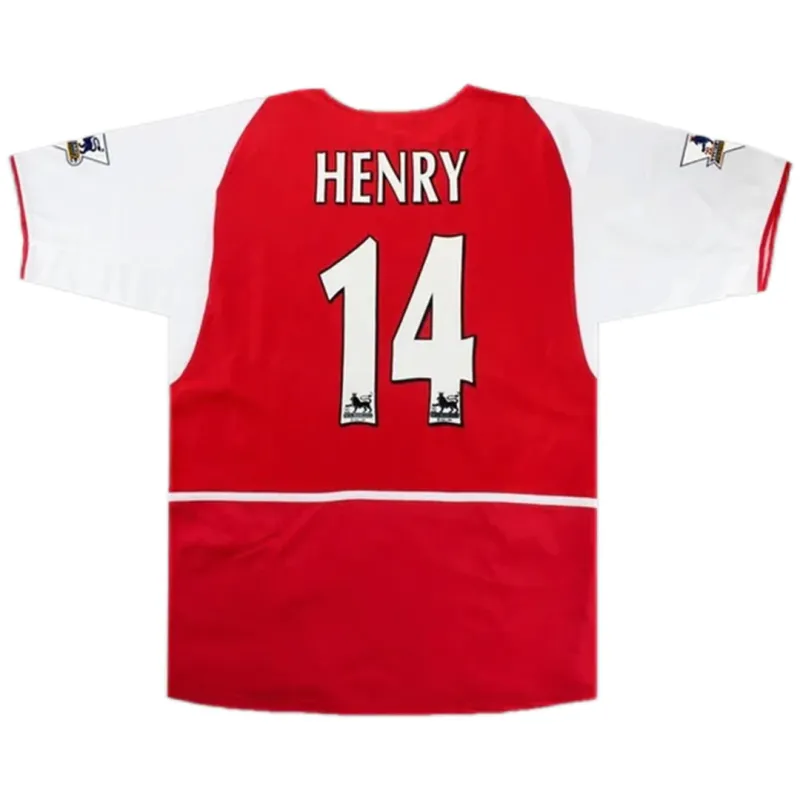 c2379e967e 02-04 Arsenal Henry #14 Retro Jersey Home Replica 2002/04 – Bild 1