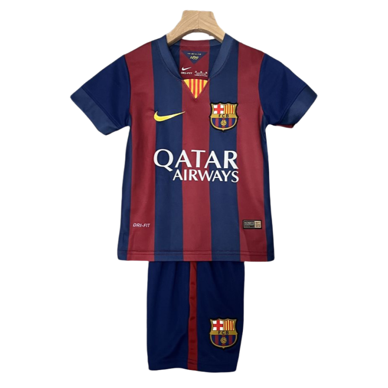 c6d50e60-6-6-6-6-1-155018379f 14-15 Barcelona Home Retro Kids Kit Football Jersey – Bild 1