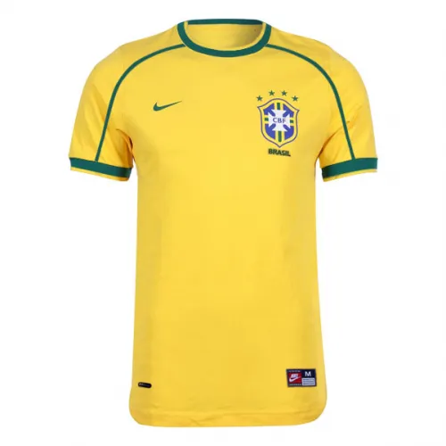 Brazil Retro Jersey Home World Cup 1998