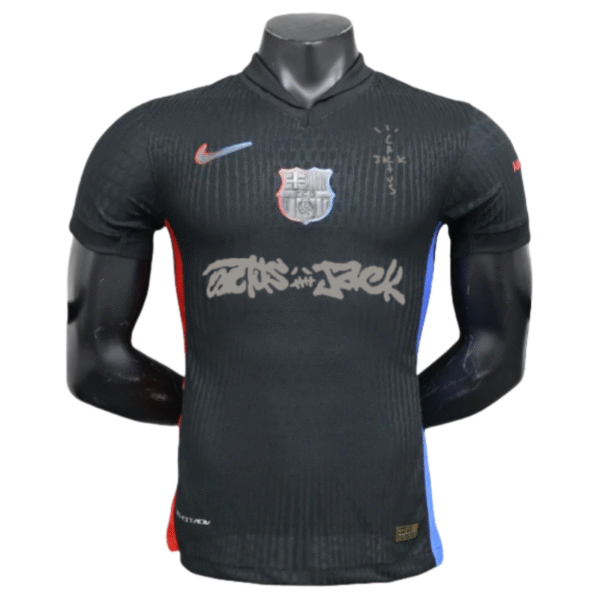 Barcelona X Travis Scott Away Shirt Soccer Jersey 24-25