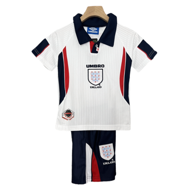 Kids England World cup Home Retro Kits 1998