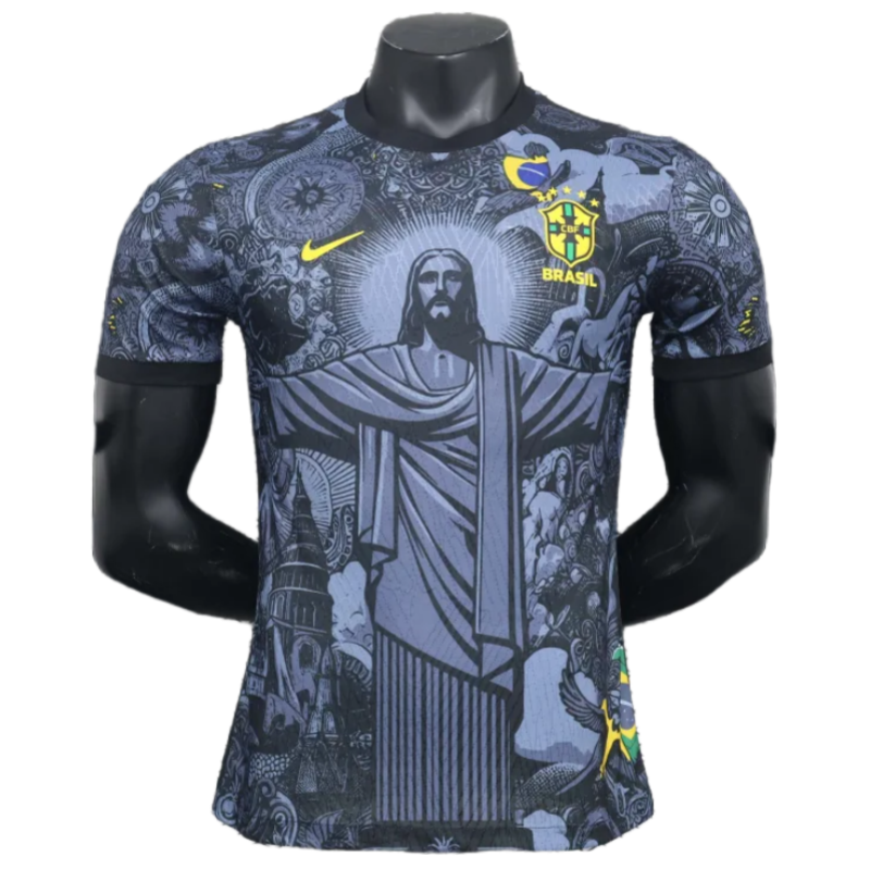 ecef10d75f 2024 Brazil Christ the Redeemer Special Kit Player Version Shirt Football – Bild 1